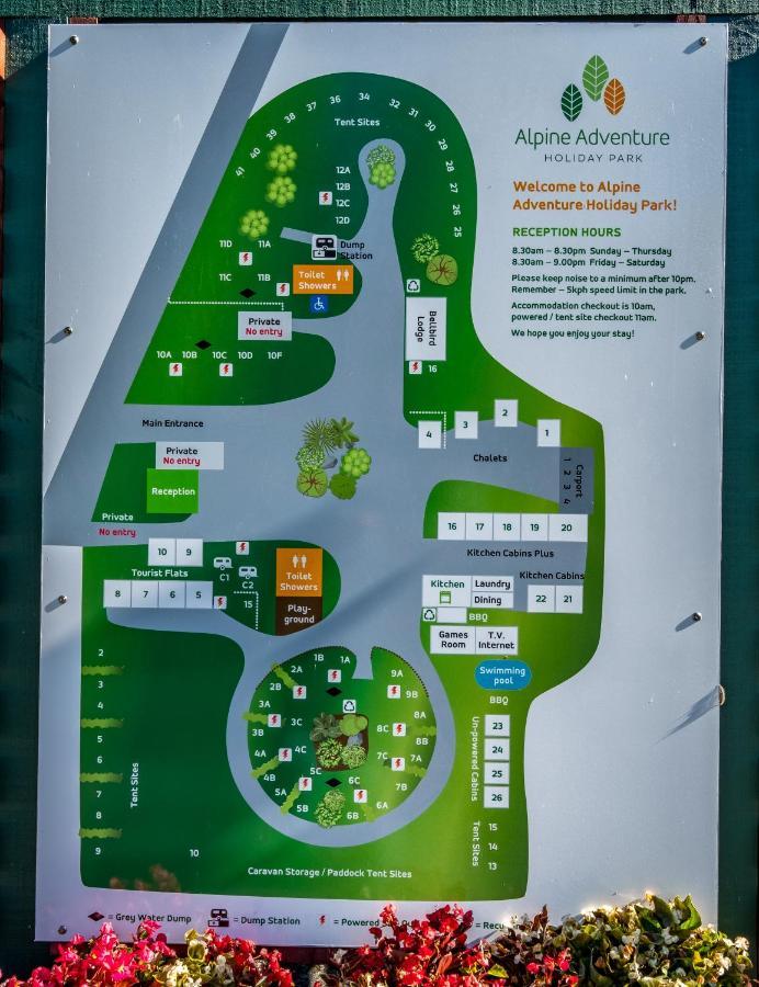 Alpine Adventure Holiday Park Hanmer Springs Extérieur photo